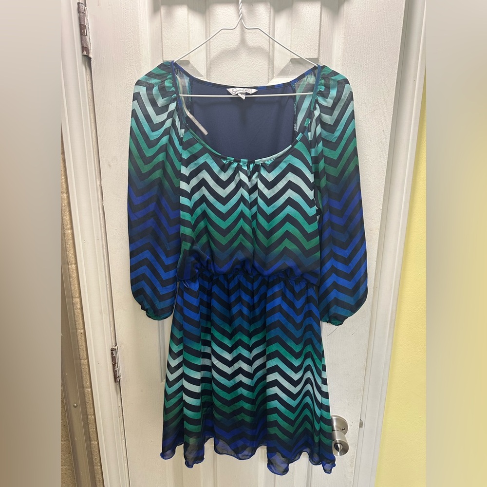 Speechless Women's Scoop Neck Dress Size L